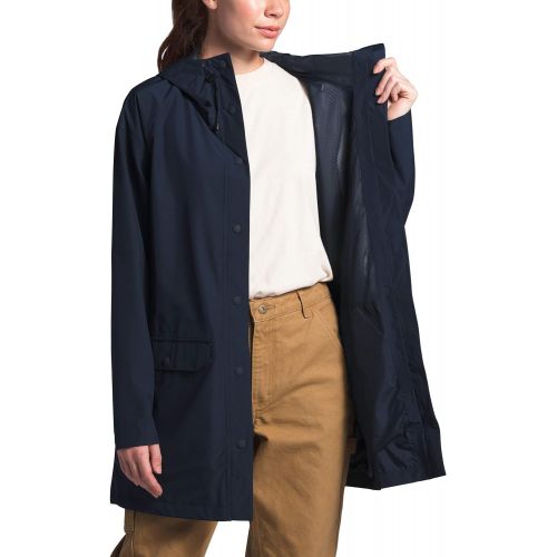 노스페이스 The North Face Womens Woodmont Hooded Waterproof Trench Coat