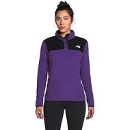 The North Face Womens TKA Glacier Snap-Neck Pullover Sweatshirt