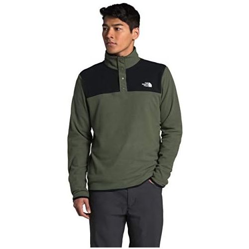 노스페이스 The North Face Mens TKA Glacier Snap-Neck Pullover Sweatshirt