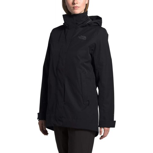 노스페이스 The North Face Womens Westoak Hooded Waterproof City Trench Coat