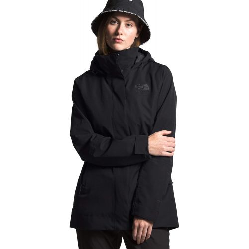 노스페이스 The North Face Womens Westoak Hooded Waterproof City Trench Coat