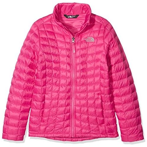 노스페이스 The North Face Girls Thermoball Full Zip Jacket Petticoat Pink (Medium)