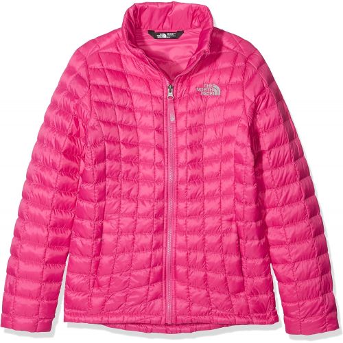 노스페이스 The North Face Girls Thermoball Full Zip Jacket Petticoat Pink (Medium)