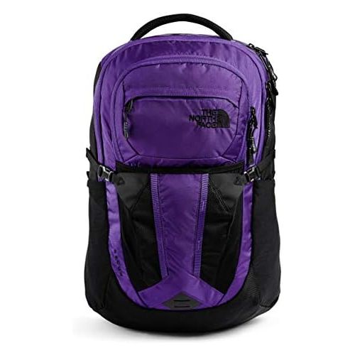 노스페이스 The North Face Womens Recon Backpack, Peak Purple Ripstop/TNF Black, One Size