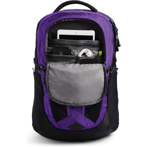 노스페이스 The North Face Womens Recon Backpack, Peak Purple Ripstop/TNF Black, One Size