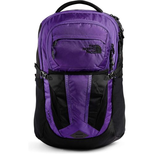 노스페이스 The North Face Womens Recon Backpack, Peak Purple Ripstop/TNF Black, One Size