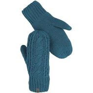 The North Face Cable Knit Mitt Womens Juniper Teal L-XL