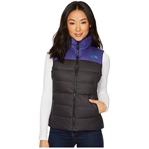 노스페이스 The North Face Womens Nuptse Vest - Black/Bright Navy