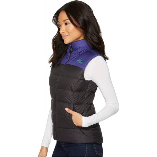 노스페이스 The North Face Womens Nuptse Vest - Black/Bright Navy