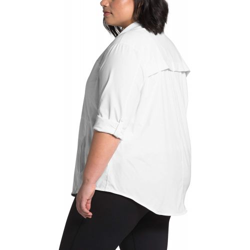 노스페이스 The North Face Womens Plus Size Outdoor Trail Long Sleeve Shirt