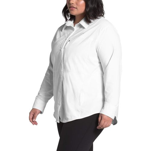 노스페이스 The North Face Womens Plus Size Outdoor Trail Long Sleeve Shirt