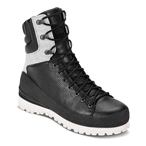 노스페이스 The North Face Mens Cryos Boot Handmade Wool Hiking Fashion Black/White Boots, Italy