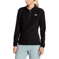 The North Face Womens 100 Glacier 1/4 Zip, TNF Black, L