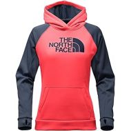 The North Face Womens Fave Half Dome Pullover Hoodie - Juicy Red & Urban Navy - S