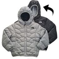 The North Face Yoth Girls Luna Reversible Down Jacket High Rise Grey (M 10/12)