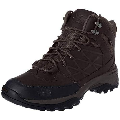 노스페이스 The North Face Mens Storm Mid Waterproof Leather High-Top Hiking Boot