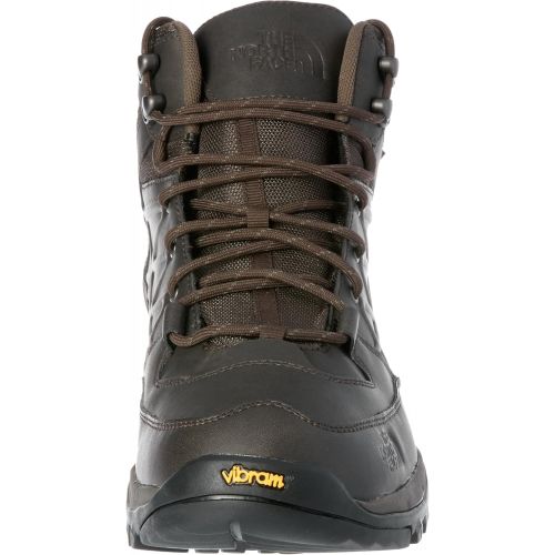 노스페이스 The North Face Mens Storm Mid Waterproof Leather High-Top Hiking Boot