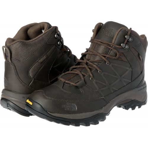 노스페이스 The North Face Mens Storm Mid Waterproof Leather High-Top Hiking Boot