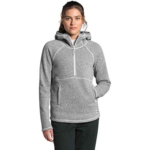 노스페이스 The North Face Womens Crescent Hooded Pullover, TNF Light Grey Heather, M