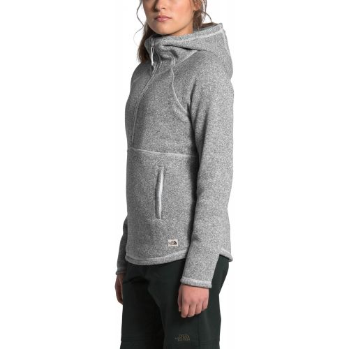 노스페이스 The North Face Womens Crescent Hooded Pullover, TNF Light Grey Heather, M