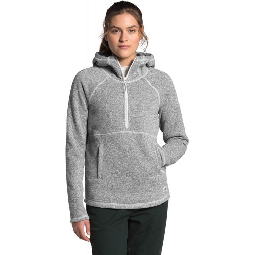 노스페이스 The North Face Womens Crescent Hooded Pullover, TNF Light Grey Heather, M