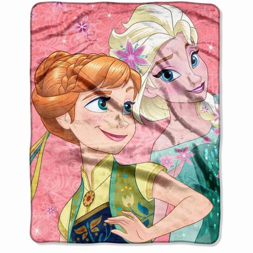  The Northwest Company Disney Frozen Fever Coral Lace 40 x 50 Silky Soft Throw