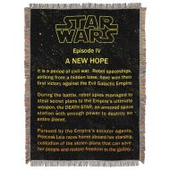 The Northwest Company Northwest Star Wars A New Hope Opening Crawl Tapestry Throw Blanket 48 x 60