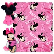 The Northwest Company Officially Licensed MLB & Minnie Cobranded Hugger Fleece Throw Blanket, Soft & Cozy, Washable, 40 x 50