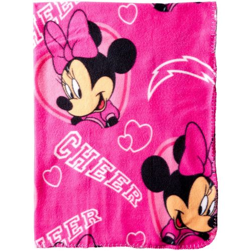 The Northwest Company Officially Licensed NFL Co Disneys Minnie Character Pillow and Fleece Throw Blanket Set