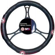 The Northwest Company Officially Licensed NCAA Steering Wheel Cover, 14.5”-15.5”, Black