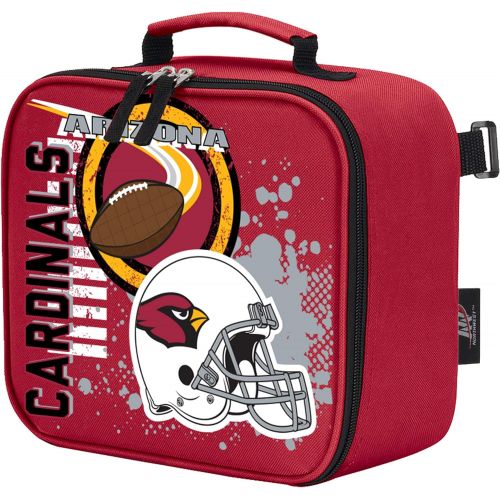  The Northwest Company Officially Licensed NFL Arizona Cardinals Backpack & Lunch Kit Set