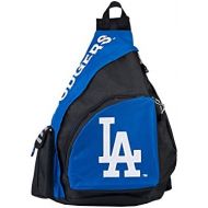 The Northwest Company Officially Licensed MLB Los Angeles Dodgers Leadoff Sling Backpack, 20 x 9 x 15 in, Black