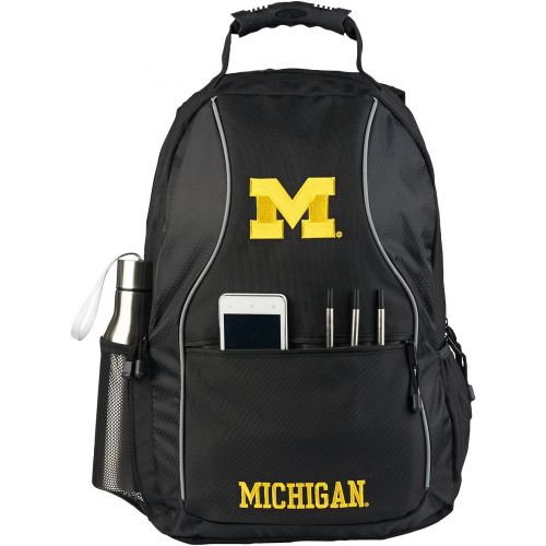  The Northwest Company Officially Licensed NCAA Michigan Wolverines Phenom Backpack, Black, 19