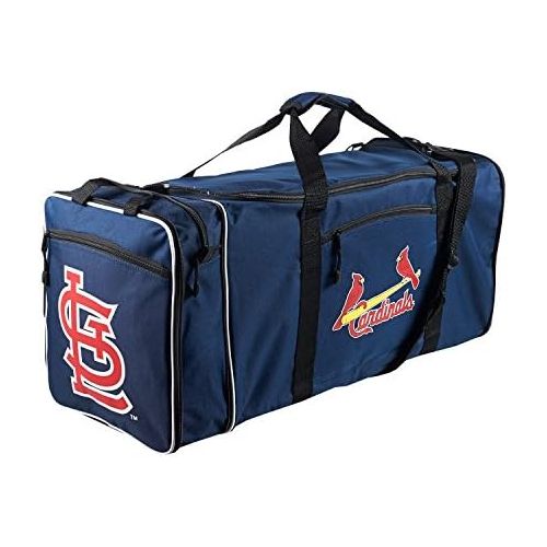  The Northwest Company Officially Licensed MLB St. Louis CardinalsSteal Duffel Bag, 28 x 11 x 12, Multi Color