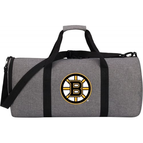  The Northwest Company Officially Licensed NHL Boston Bruins Wingman Duffel Bag, 18, Gray