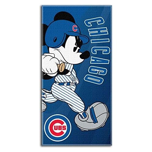  The Northwest Company Officially Licensed MLB & Mickey Cobranded Wind Up Absorbent Beach Towel, Towels, 30 x 60