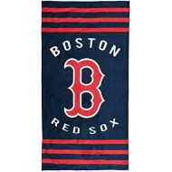 The Northwest Company MLB Boston Red Sox Striped Beach Towel, 30 x 60-inches