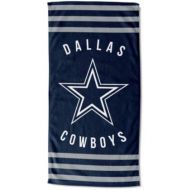 The Northwest Company NFL Dallas Cowboys Striped Beach Towel, Blue, 30 x 60-inches