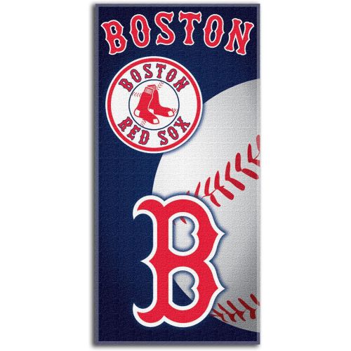  The Northwest Company MLB Boston Red Sox Emblem Beach Towel, 28 x 58-Inch