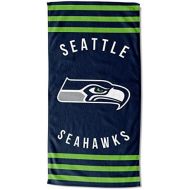 The Northwest Company Seattle Seahawks 30 x 60 Striped Beach Towel
