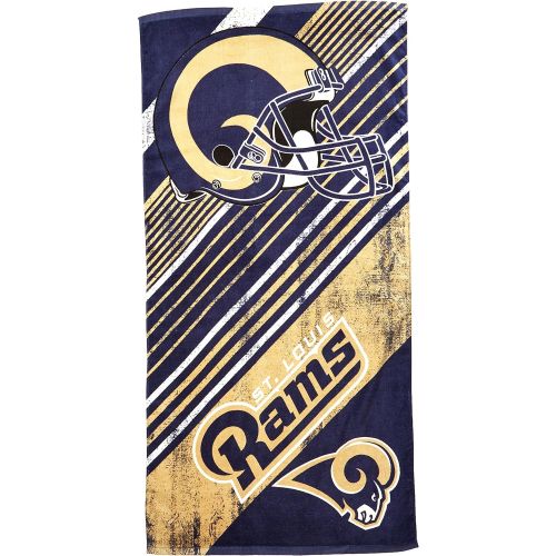  The Northwest Company NFL St. Louis Rams Diagonal Beach Towel