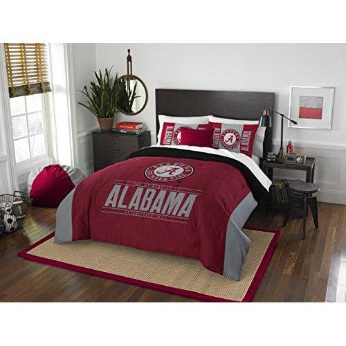  The Northwest Company Officially Licensed NCAA Modern Take Full/Queen Comforter and 2 Sham Set