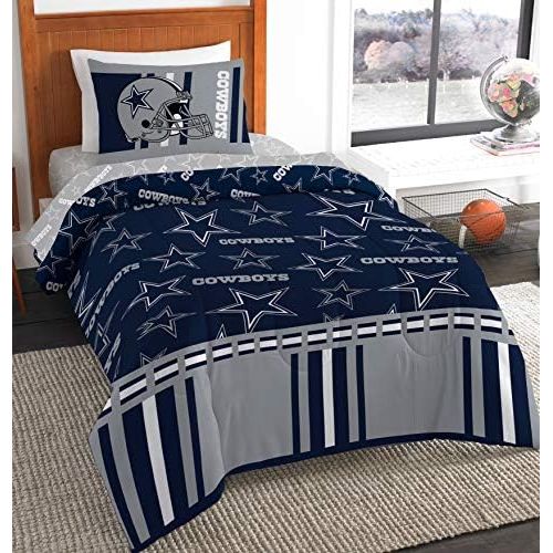  The Northwest Company Officially Licensed NFL Soft & Cozy 5-Piece Twin Size Bed in a Bag Set