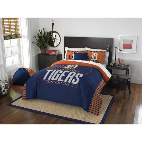  The Northwest Company Officially Licensed MLB Detroit Tigers Grandslam Full/Queen Comforter and 2 Sham Set