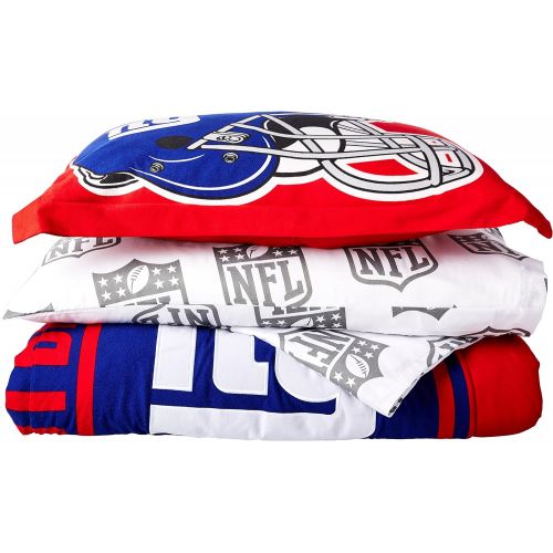  The Northwest Company Officially Licensed NFL Full Size Bed in a Bag Set, Multi Color, 76 x 86