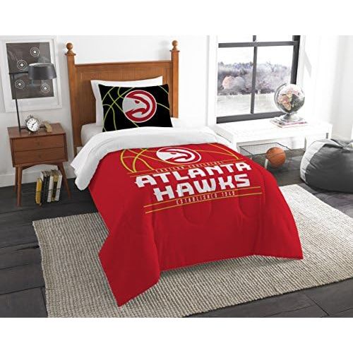  The Northwest Company Officially Licensed NBA “Reverse Slam” Comforter and Sham Set, Multi Color, Multiple Sizes