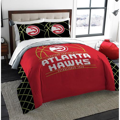  The Northwest Company Officially Licensed NBA “Reverse Slam” Comforter and Sham Set, Multi Color, Multiple Sizes