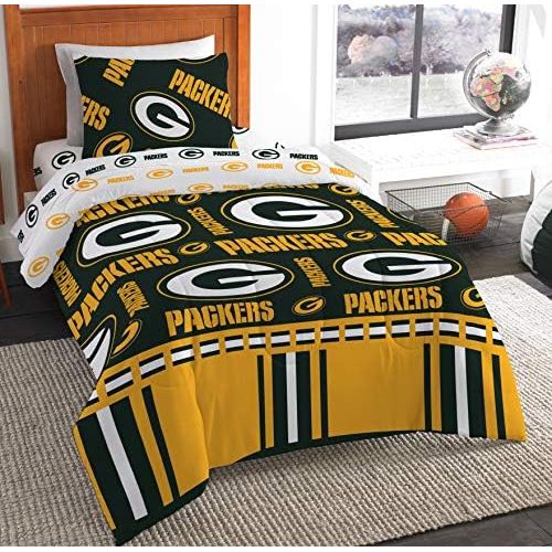  The Northwest Company NFL Green Bay Packers Twin Bed in a Bag Complete Bedding Set #225204722