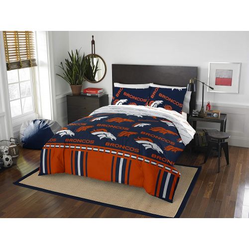  The Northwest Company NFL Denver Broncos Twin Bed in a Bag Complete Bedding Set #862348978