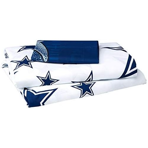  The Northwest Company Officially Licensed NFL Dallas Cowboys Twin Sheet Set, Multi Color